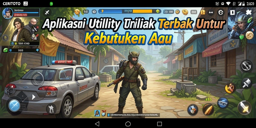 Tampilan menarik dari aplikasi CERITOTO saat digunakan untuk mengelola aktivitas.