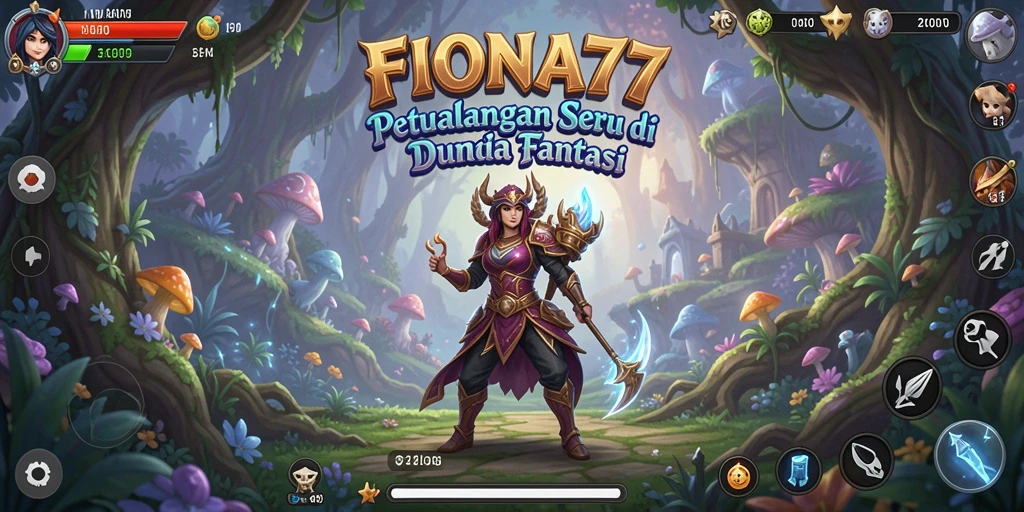 Tampilan gameplay FIONA77 yang menarik dan penuh petualangan RPG.