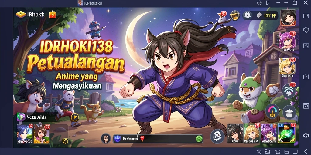 Gameplay menarik dalam dunia Anime yang penuh warna.