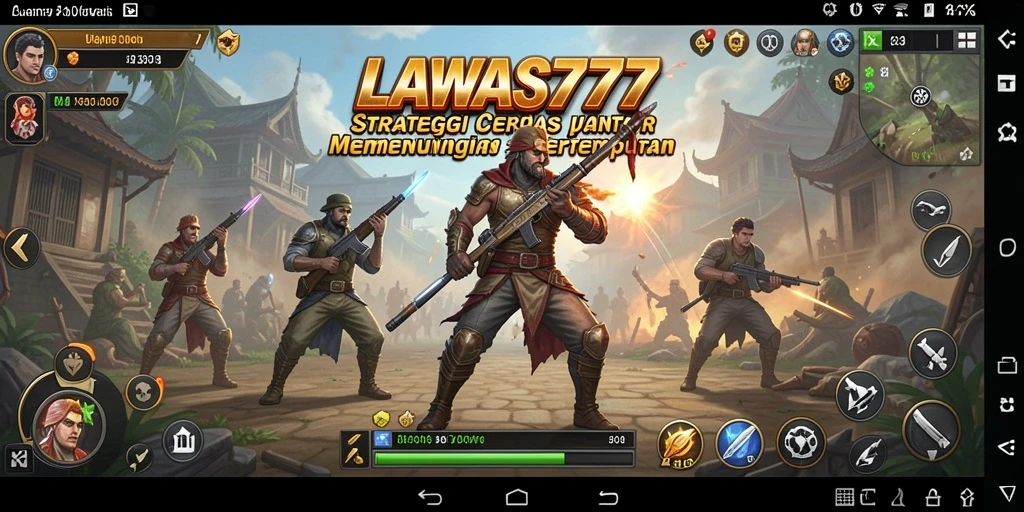Screenshot LAWAS777 menampilkan aksi pertempuran strategi yang mendebarkan.