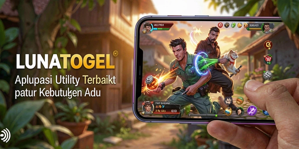 Screenshot LUNATOGEL menampilkan antarmuka pengguna yang ramah dan fitur pengaturannya.