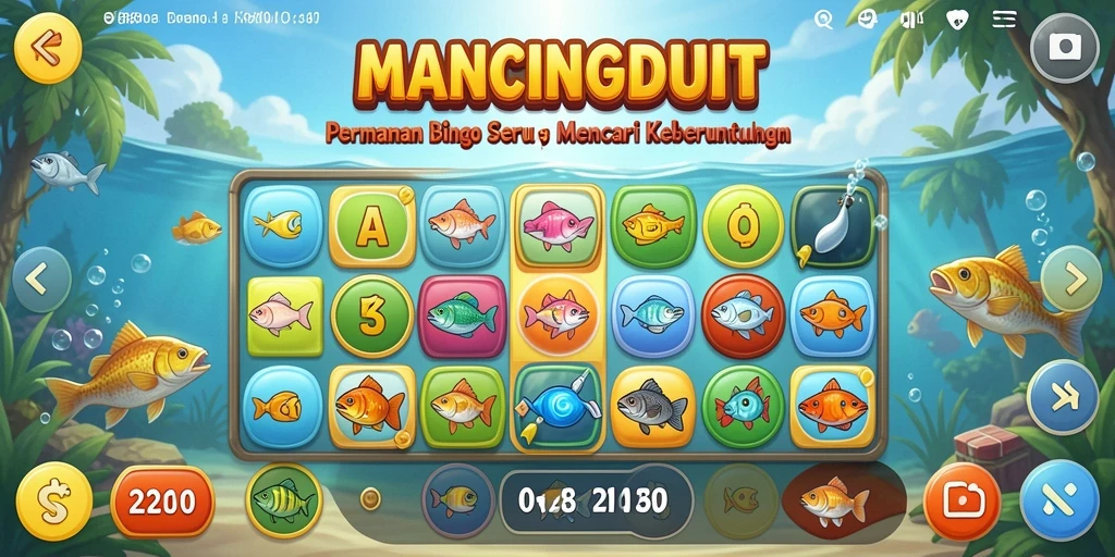 Tampilan menakjubkan dari gameplay Bingo MANCINGDUIT yang seru.