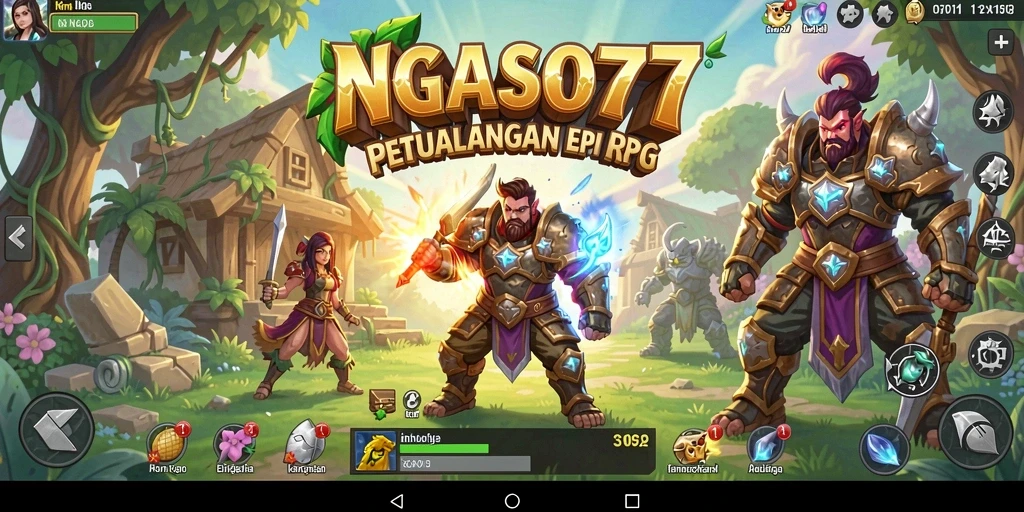 Gameplay seru di dunia fantasi NGASO77