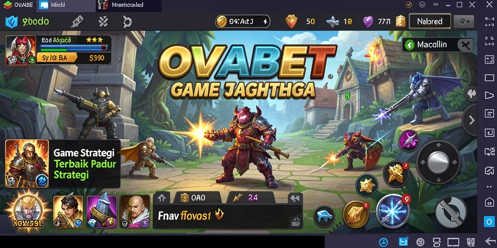 Screenshot OVABET menampilkan aksi strategi yang mendebarkan.