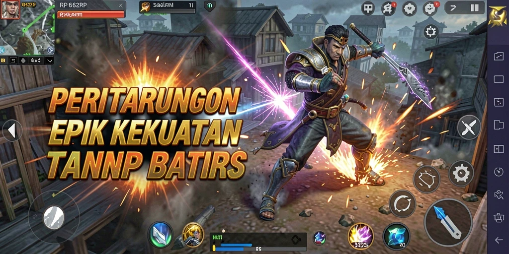 Tampilan gameplay seru di RP62RP dengan aksi pertarungan yang intens.