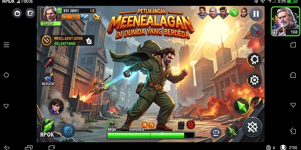Screenshot gameplay RPOK menampilkan petualangan seru di dunia penuh misteri.