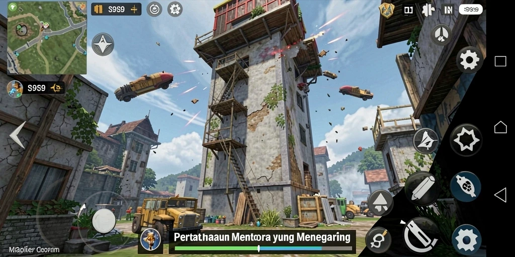 Gameplay Tower Defense yang seru dengan grafik menawan.