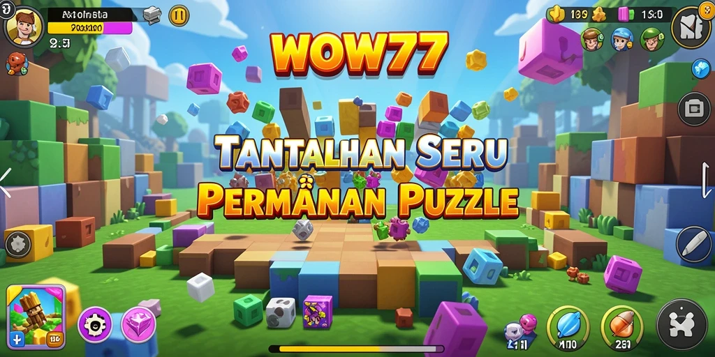 Screenshoot gameplay WOW77 menampilkan momen seru saat menyelesaikan teka-teki.